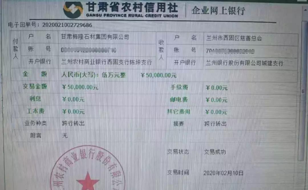 心手相牽 為愛(ài)集結(jié)——甘肅梅隆石材集團(tuán)有限公司馳援抗疫